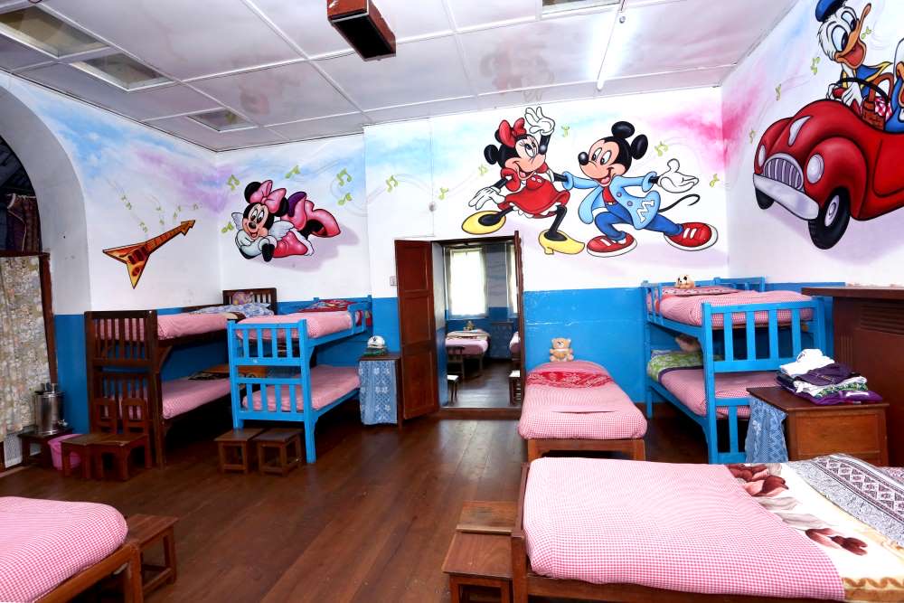 Senior dormitory at St Hilda's