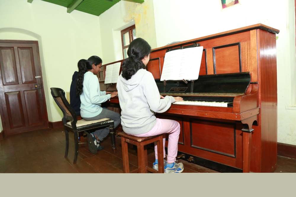 Group music class